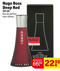  1 50 hugo boss deep red ml eau parfum dames woman vaporisateur natural spray 