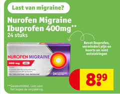  24 400 last migraine nurofen ibuprofen stuks mg der pijn koorts ontstekingen verlichting aren filmomhulde geneesmiddel lees 