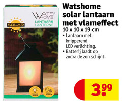  10 19 solar watshome lantaarn home vlameffect cm knipperend led verlichting batterij zon ola night warm white sensor 