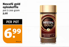  nescafe oploskoffie 6 200 gold pot kilo rijk zacht 