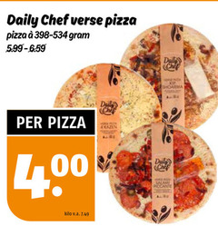  4 daily chef verse pizza vega kazen kilo v.a. kop shoarma 