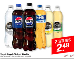  1 2 24 taste pepsi r roya suiker tonic class zero sugar original licht sprankelend royal club lemon ginger rivella flessen liter combineren stuks 