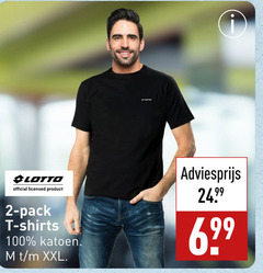  2 99 100 lotto official licensed pack shirts katoen xxl 