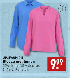  45 55 blouse linnen viscose stuk 