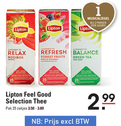  lipton thee 1 3 25 pakken moment to relax rooibos infusion refresh forest fruits rouges flavoured black tea balance green feel good selection sachets fraicheur bads pak zakjes 