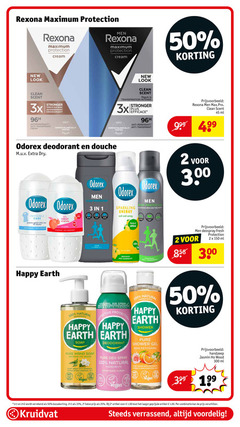 Neutral deodorant bodylotion folder aanbieding bij Trekpleister details