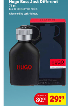  25 hugo boss just difference ml eau toilette heren online vaporisateur natural spray oz 