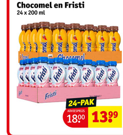  chocomel fristi chocolademelk drinkyoghurt 24 200 1800 ml amal pak 