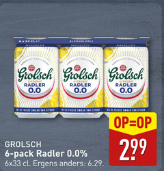  grolsch radler bier 6 15 33 alcoholvrij meesterschap citroen 0.0 frisse pack ergens 