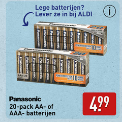  panasonic batterijen 6 10 20 lege lever ever everyday aaa easy to store power protection years storage up when 2x keeps energy for pack 