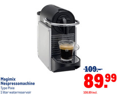  magimix nespresso apparaten 1 nespressomachine pixie liter waterreservoir 