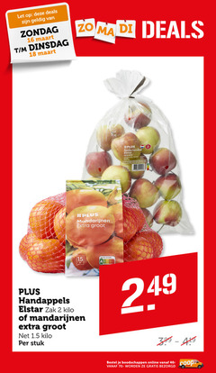 mandarijnen elstar appelen 2 16 18 40 let deals 1 5 handappels zak kilo stuk nutri score nederlandse appels online 