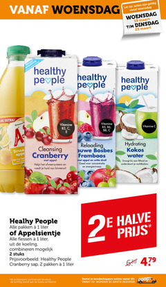  1 2 19 25 40 100 woensdag let nieuwe vertrouwde healthy people bes vitamine b5 cleansing cranberry appel afweersysteem huid binnenuit reloading bosbes framboos witte druif concentratie energieniveau hydrating kokos water draagt ondersteunt vochtbalans pakken liter appelsientje flessen koeling combineren stuks sap varieeren kassa halve online 