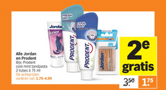  prodent jordan tandpasta tandenstokers 2 24 cool mint tubes ml varieeren junior fresh gel frisse muntsmaak uur bescherming 10x dental sticks double blended thin 