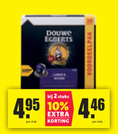  douwe egberts koffiecups 2 10 stuks stuk 