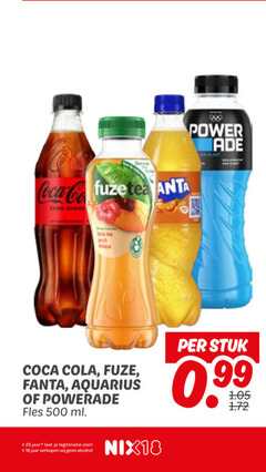  fanta coca-cola frisdrank cola 18 25 209 500 dove coca anta zero sugar pouch fuze aquarius fles ml jaar legitimatie alcohol nix18 power blast stuk 