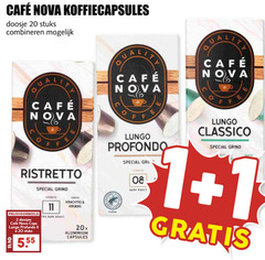  cafe nova koffiecups 1 2 8 11 20 mcafee koffiecapsules doosje stuks combineren qualita ristretto grind sterkte kruidig doosjes caps lungo dark roast 20x aluminium capsules profondo coffee classico 