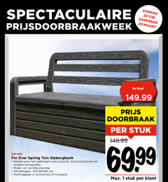  opbergbank 1 23 spectaculaire zaterdag for ever spring tuin opbergen kussens tuinaccessoires tuinspullen vorstbestendig cm lichtgrijs doorbraak stuk 69 99 