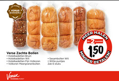  bolletjes 6 150 bakkerij verse zachte bollen hotelkadetten bruin wit fijn volkoren meergranenbollen sesambollen witte puntjes zak stuks hale zakken minder 