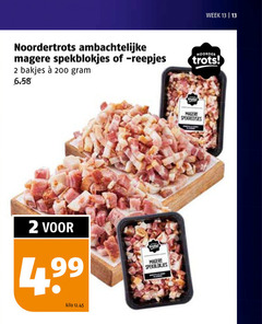  2 13 200 week noordertrots ambachtelijke spekblokjes reepjes bakjes noorder trots kilo 