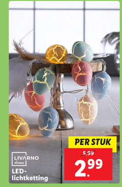  livarno home led lichtketting stuk 5.99 2 99 
