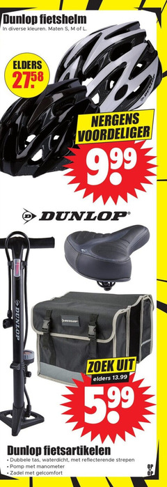  dunlop fietshelm kleuren maten elders dun zoek 5.99 fietsartikelen dubbele tas waterdicht strepen pomp manometer zadel 