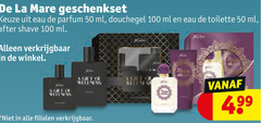  50 100 la mare geschenkset eau parfum ml douchegel toilette after shave 4 99 