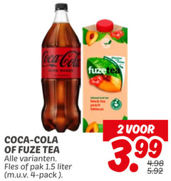  coca-cola fuze tea cola ice 2 4 coca sugar fuzetea fles pak liter pack mack peach 3.99 