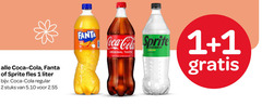  fanta sprite coca-cola cola frisdrank 1 2 coca fles liter regular stuks original taste 