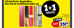  1 2 paris maybelline factor rimmel make up vinyl facefinity multi perfector thrill concealer gloss oreal loreal to stuks 