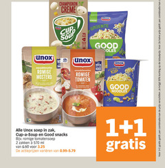  unox soep noodles 1 2 50 champignon creme cup soup hok vernieuwd groente good romige mosterd hartige rom peterselie groenten zak tomaten tomaat mascarpone basilicum vezels kip p10 snacks tomatensoep zakken ml varieeren combinatie 2e halve 