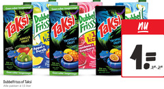  dubbelfrisss taksi fruitdrank 1 40 100 suiker groen drankje jungle fruit dubbel appel perzik ml tropisch rijk vitamine zuivel frisss cranberry pakken 5 liter boord 