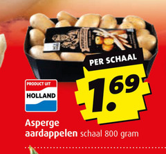  aardappelen 69 holland asperge schaal 