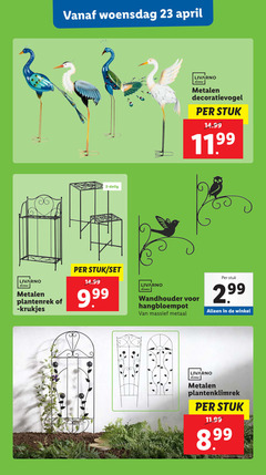  2 23 woensdag delig livarno home metalen decoratievogel stuk plantenrek wandhouder massief metaal plantenklimrek 
