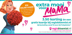  1 6 10 250 kans boeketten t.w.v. 2e kassabon bb mama kaartje besteding trekpleister nederland bekijk trekpleister.nl 