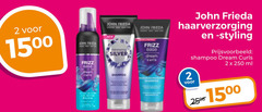  john frieda conditioner shampoo haarverzorging 2 25 250 1500 frizz silver dream styling curls ml 
