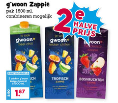  fruitdrank 2 1500 zappie pak ml combineren to gwoon chill chillen halve coolste pakken tropical tropisch bosvruchten 