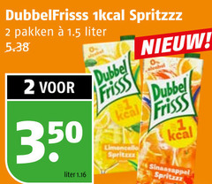 dubbelfrisss fruitdrank 2 350 spritzzz pakken liter dubbel frisss limoncello sinaasappel 