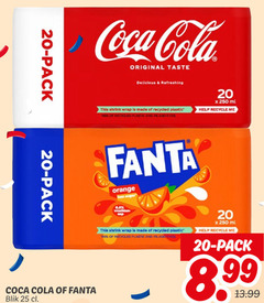  coca-cola fanta cola frisdrank 4 20 25 96 250 pack original taste refreshing this wrap recycled plastic and ml help recycle orange less sugar vruchten sap coca blik 