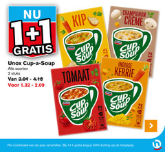  unox soep 1 2 3 4 9 35 50 100 cup soup soorten stuks kip champignon creme indiase tomaat kerrie 3x mok ml combinatie 