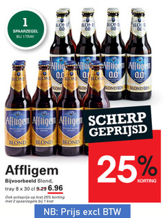  affligem speciaalbieren 1 2 8 25 30 tray blond 0.0 good scherp belgisch geprijsd actieprijs krat 