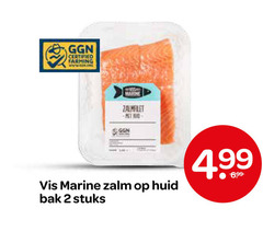  zalmfilet 2 certified farming vis marine zalm huid bak stuks 6 