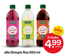  slimpie limonadesiroop 2 34 650 framboos oz tea stuks fles ml 