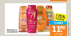  garnier loving blends elvive conditioner shampoo 3 40 100 paris recycled dream ontwarrende plantaardige castor lang haar color vive vitamin co uv filter intense kleur wasbeurten gekleurd highlights sublieme argan camelia fles gemaakt plastic r manuka honing beschadiging breekbaar stuks 11 combineren 