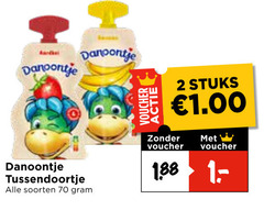  2 aardbei danoontje tussendoortje soorten voucher stuks 