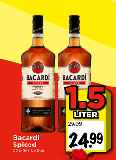  bacardi rum spiced xxl fles 1 5 liter 