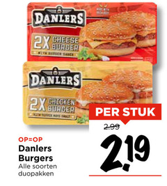  219 2x burger cheese with harder sauce chicken stuk burgers soorten duopakken 