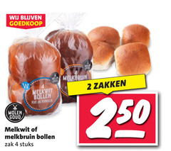  bolletjes 2 4 molen goud melkwit bollen zak stuks zakken 