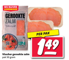  gerookte zalmfilet 50 zalm fathers visscher pak 