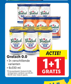  grolsch alcoholvrij bier 1 6 0.0 00 radler frisse citroen ml varieeren twee 